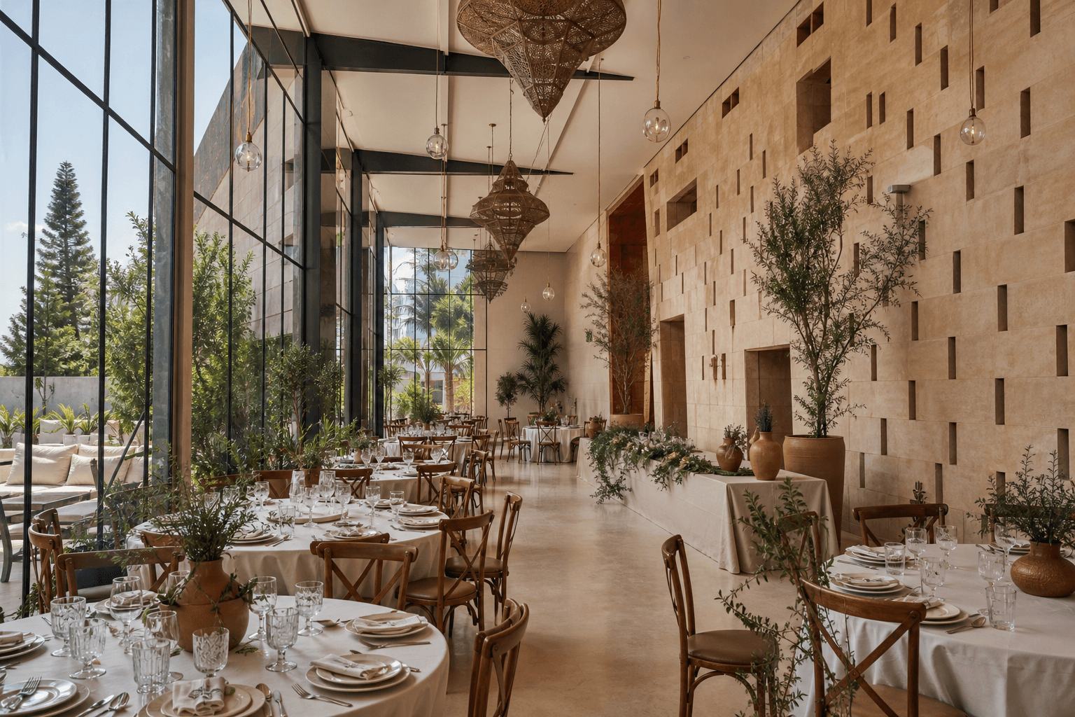 Tables & caterers · Casablanca
